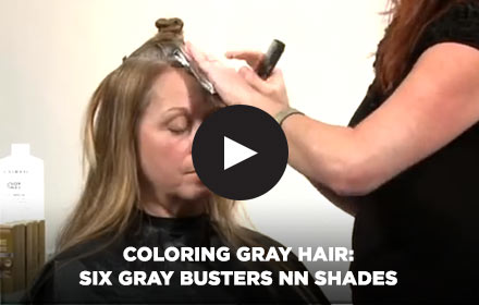 Coloring Gray Hair: Six Gray Busters NN Shades by Clairol Professional Online Education